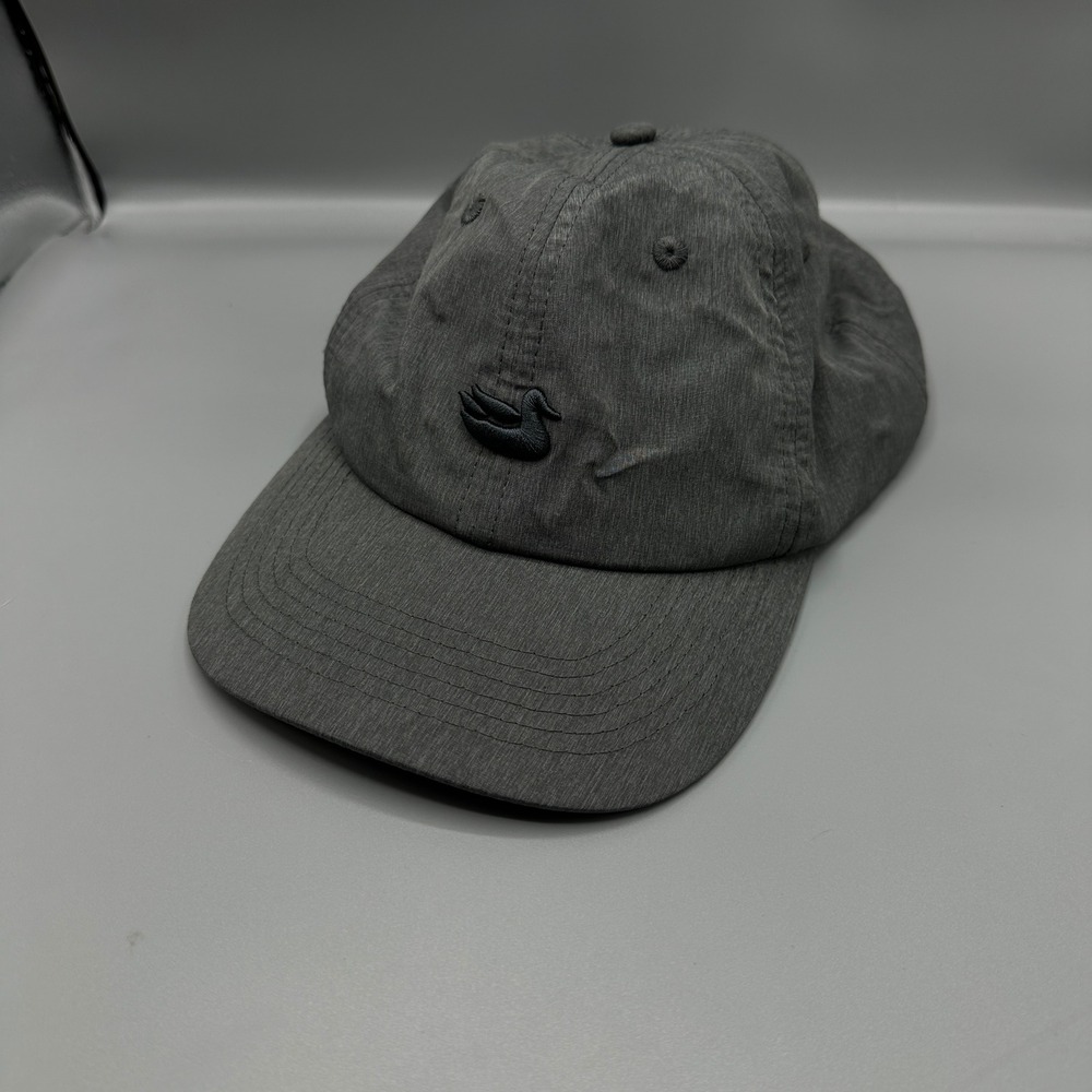 Southern Marsh Performance Snapback Hat Mens Gray Mallard Logo Baseball Cap